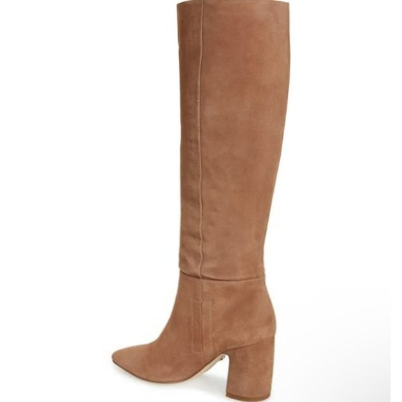 Sam Edelman Hiltin Praline Suede Boots Women’s Size 8.5 - Picture 3 of 10